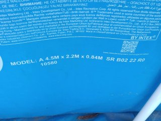 Piscina desmontable Intex azul
