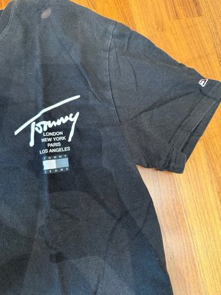 Camiseta Tommy Jeans Negra Talla L Logo