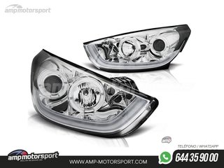FAROS DELANTEROS OJOS DE ANGEL + TUBE LIGHT PARA HYUNDAI IX35