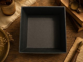 Caja para reloj negra con cojín