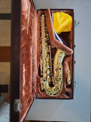 Sax Alto Yamaha Yas 32 Purple Logo
