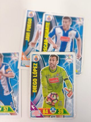 Lote cartas Espanyol Adrenalyn XL 2016/17