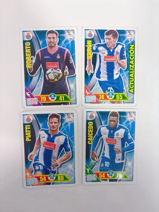 Lote cartas Espanyol Adrenalyn XL 2016/17