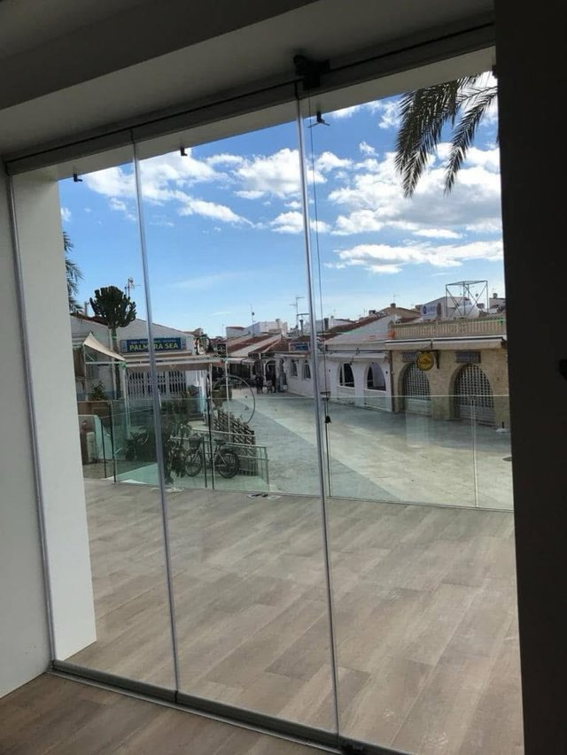 Pérgolas  Cortinas de cristal