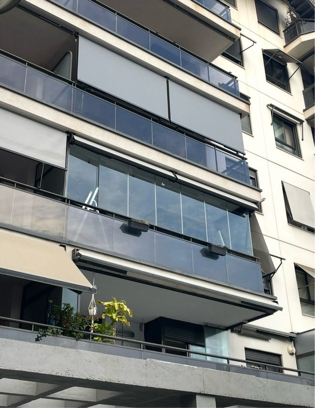 Pérgolas  Cortinas de cristal