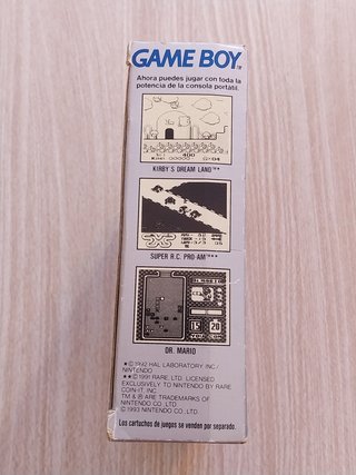 CONSOLA NINTENDO GAME BOY CLASICA PAL ESPAÑA