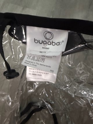 Saco silla paseo y plástico lluvia Bugaboo