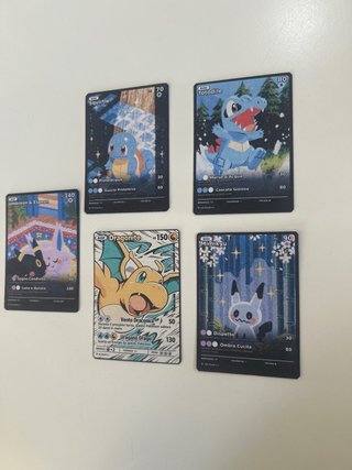 Carte Pokémon Fan Art - Squirtle, Totodile, Mimiky