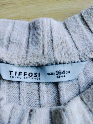 Tiffosi Top Malha Cinza Tamanho S