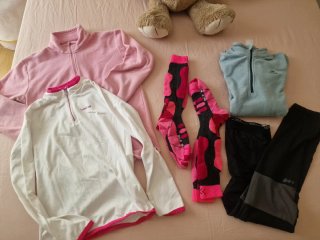 Set di abbigliamento termico sportivo