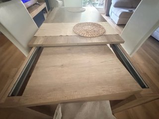 Mesa comedor extensible + 4 sillas