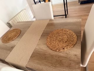Mesa comedor extensible + 4 sillas