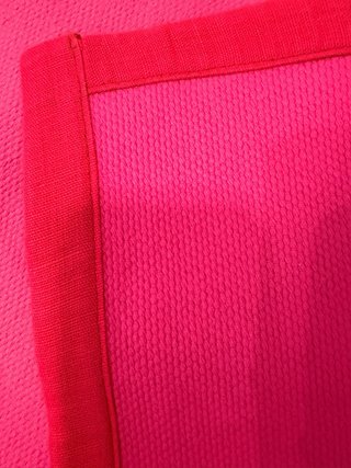 Alfombra Benetton rosa poliéster
