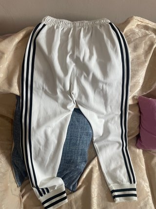 Pantalones Loewe Blancos con Raya Lateral