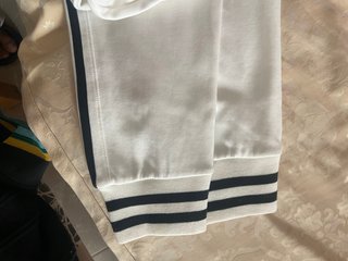 Pantalones Loewe Blancos con Raya Lateral