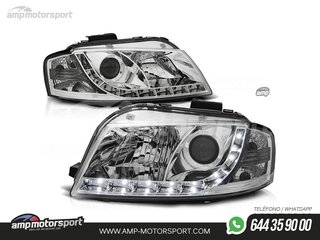FAROS DELANTEROS LUZ DIURNA LED PARA AUDI A3 8P / 8PA