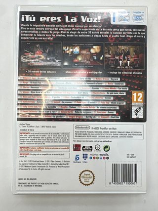 Videojuego Wii La Voz Vol.3 + 2 Microfonos