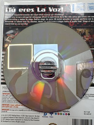 Videojuego Wii La Voz Vol.3 + 2 Microfonos