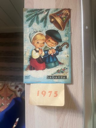 Calendario antiguo 1975 Sagarra