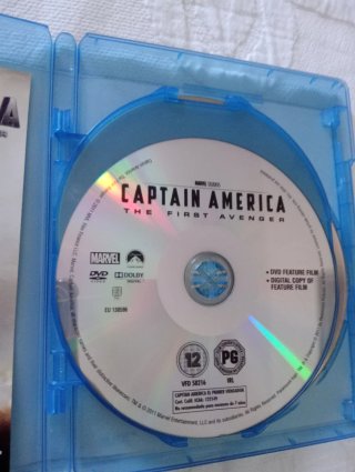 Capitán América El Primer Vengador Blu-ray 3D