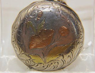 Stupendo orologio signora argento e oro fine 1800