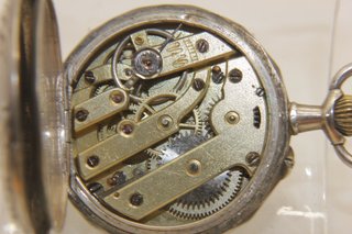 Stupendo orologio signora argento e oro fine 1800