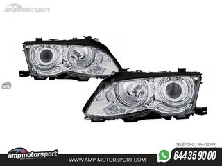 FAROS DELANTEROS OJOS DE ANGEL CCFL PARA BMW SERIE 3 E46 / BERLINA / TOURING