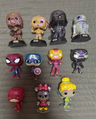 Lote Funko Pop Marvel, Disney, Star Wars