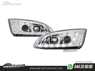 FAROS DELANTEROS LUZ DIURNA LED PARA FORD FOCUS MK2