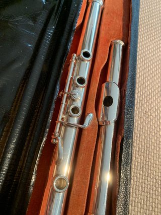 Flauta travesera irlandesa de plata