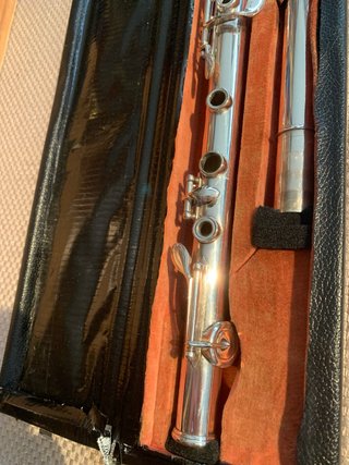 Flauta travesera irlandesa de plata