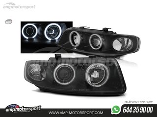 FAROS DELANTEROS OJOS DE ANGEL CCFL PARA SEAT LEON / TOLEDO 1M