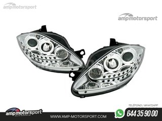 FAROS DELANTEROS LUZ DIURNA LED PARA SEAT LEON / TOLEDO / ALTEA 1P