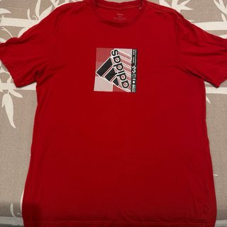 Camiseta Adidas Deportiva Talla M Roja