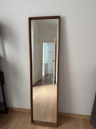 Espejo de pie Ikea madera 40x150