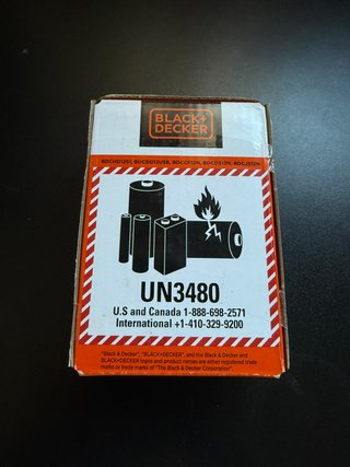 Batería Black+Decker 12V USB 1.5Ah Litio