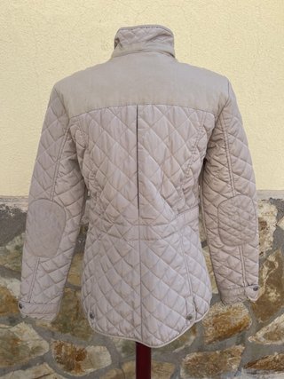Chaqueta Zara Rombos Beige