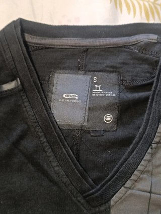 Camiseta G-Star RAW Negra Talla S