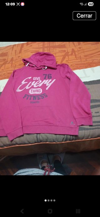 Sudadera rosa Domyos Fitness