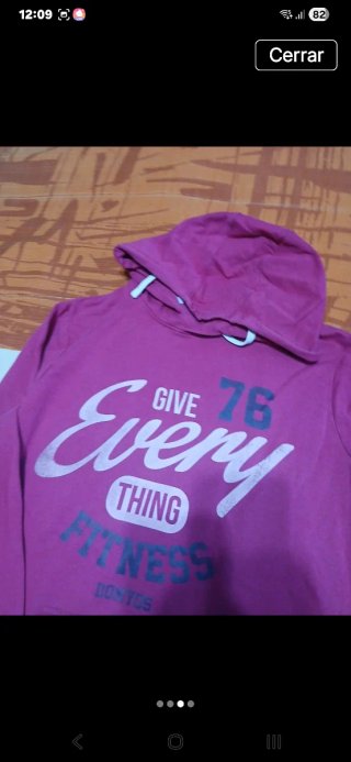 Sudadera rosa Domyos Fitness