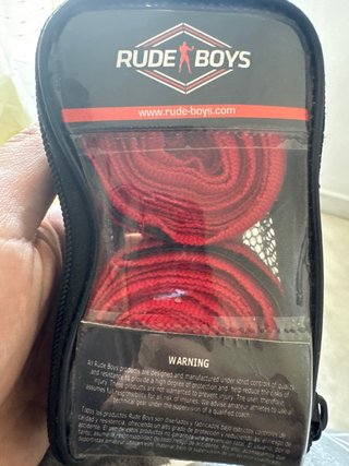 Vendas de boxeo Rude Boys rojas