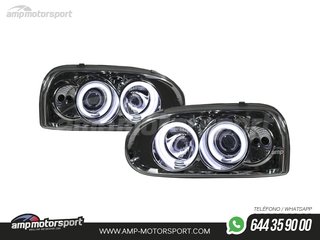 FAROS DELANTEROS OJOS DE ANGEL CCFL PARA VOLKSWAGEN GOLF MK3