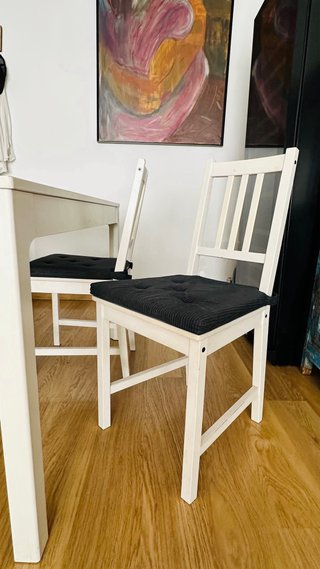 Mesa extensible Ikea madera blanca