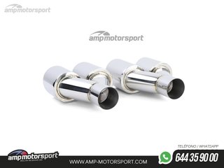 DIFUSOR TRASERO BMW SERIE 5 F10 / F11 LOOK M-PERFORMANCE COLAS DOBLES