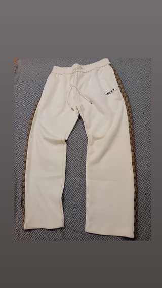 Dos Pantalones Gucci blanco y negro original