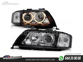 FAROS DELANTEROS OJOS DE ANGEL PARA AUDI A6 4B