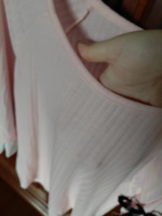Maglia Aerfan 3/4 pizzo bianco fiocchi neri