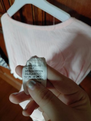 Maglia Aerfan 3/4 pizzo bianco fiocchi neri