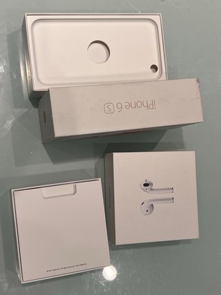 Scatola originale iPhone 6S e AirPods