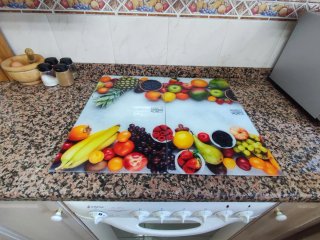 Cubre vitrocerámica y encimeras frutas
